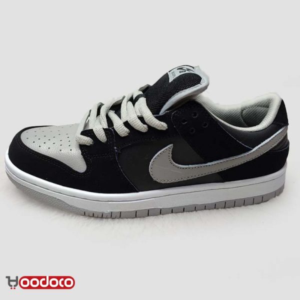 کتانی نایک اس بی دانک بدون ساق شادو مشکی طوسی Nike sb dunk low shadow black and grey