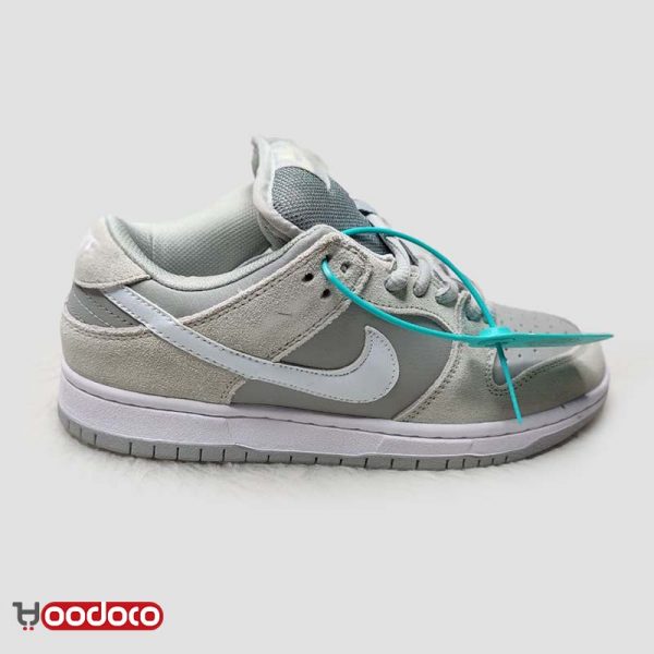 کتانی نایک اس بی دانک بدون ساق طوسی کرمی Nike sb dunk low grey and cream