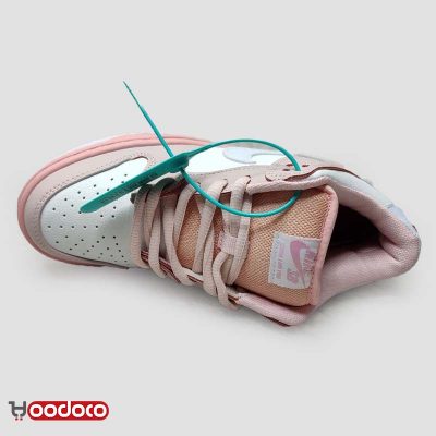 کتانی نایک اس بی دانک بدون ساق پیجون صورتی سفید Nike sb dunk low pigeon pink and white