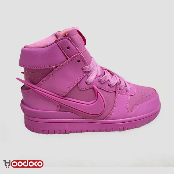 کتانی نایک اس بی دانک ساقدار آمبوش سرخابی (ارغوانی) Nike sb dunk high AMBUSH magenta