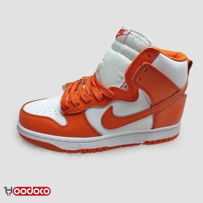 کتانی نایک اس بی دانک ساقدار نارنجی سفید Nike sb dunk high orange and white