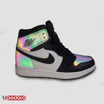 کتانی نایک ایر جردن ۱ شبنما Nike air jordan 1 high reflective