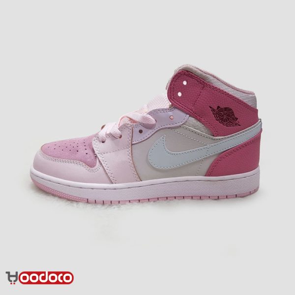 کتانی نایک ایر جردن ۱ صورتی Nike air jordan 1 mid pink