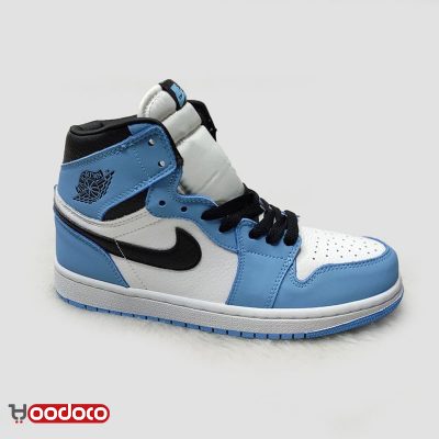 کتانی نایک ایر جردن ۱ یونیورسیتی آبی Nike air Jordan 1 high university blue