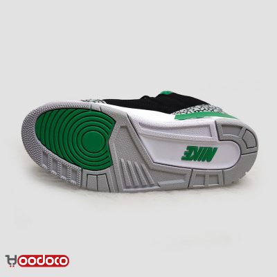 کتانی نایک ایر جردن ۳ رترو مشکی سبز Nike air jordan 3 retro black and green