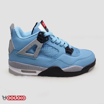 کتانی نایک ایر جردن ۴ یونیورسیتی آبی Nike air jordan 4 university blue