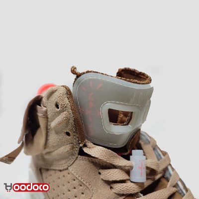 کتانی نایک ایر جردن ۶ تراویس اسکات کرمی Nike air jordan 6 travis Scott cactus Jack cream