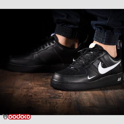 کتانی نایک ایر فورس ۱ یوتیلیتی مشکی Nike air force 1 utility black