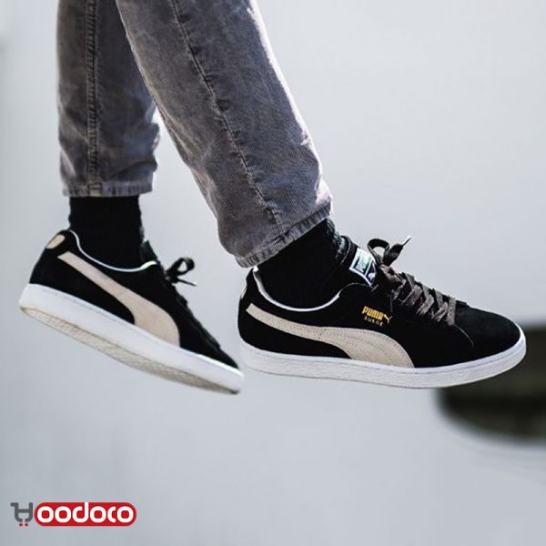 کفش پوما کلاسیک سوئد مشکی Puma classic suede black