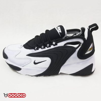 نایک زوم ۲۰۰۰ مشکی سفید Nike zoom 2000 black white