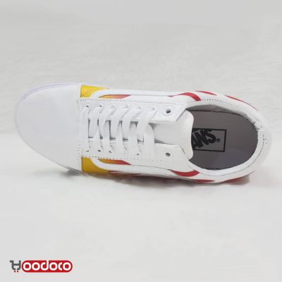 ونس اولد اسکول‌ آتشی سفید Vans oldskool fair white