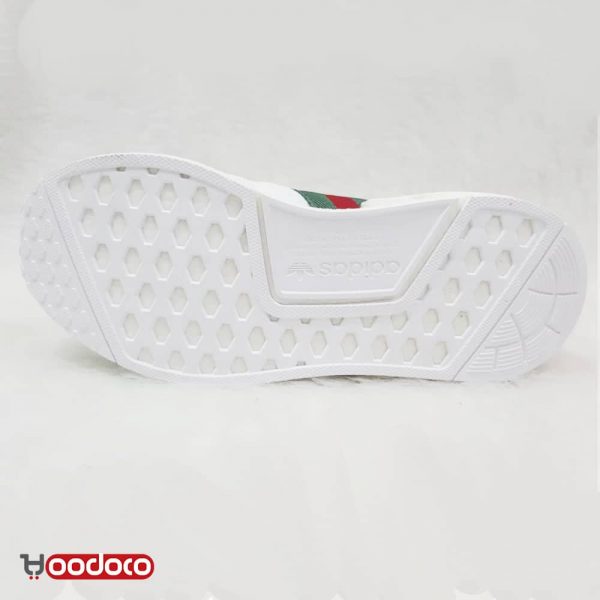 آدیداس ان ام دی رانر گوچی زنبوری سفید Adidas nmd runner gucci bee white