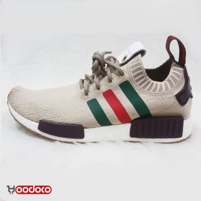 آدیداس ان ام دی رانر گوچی کرمی Adidas nmd runner Gucci cream