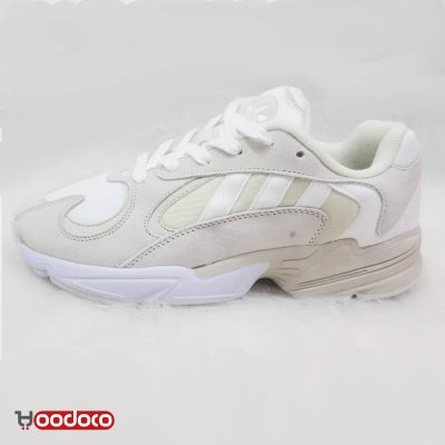 کفش آدیداس یانگ-1 سفید کرمی Adidas yang-1 white and cream