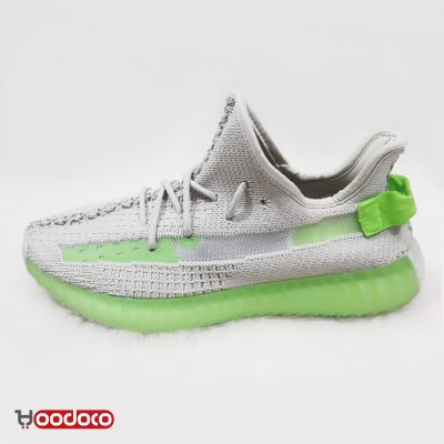 کفش آدیداس یزی بوست 350 طوسی سبز Adidas yeezy boots 350 gray green