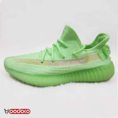 کفش آدیداس یزی بوست 350 سبز شبچراغ Adidas Yeezy Boots 350 Green Black Light