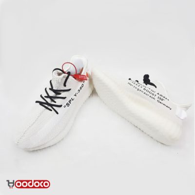 کفش ادیداس یزی بوست 350 آف وایت سفید Adidas yeezy boost 350 off white white