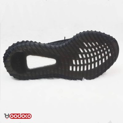 کفش آدیداس یزی بوست 350 اسپیلی مشکی خط سفید Adidas yeezy boost 350 sply black and white