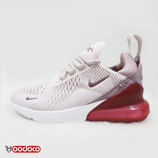 نایک ایر مکس 270 صورتی زرشکی Nike air max 270 pink and crimson