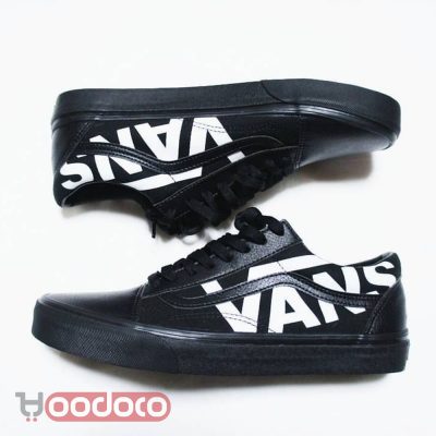 کفش ونس اولد اسکول نوشته ونس مشکی vans Old Skool writing vans black