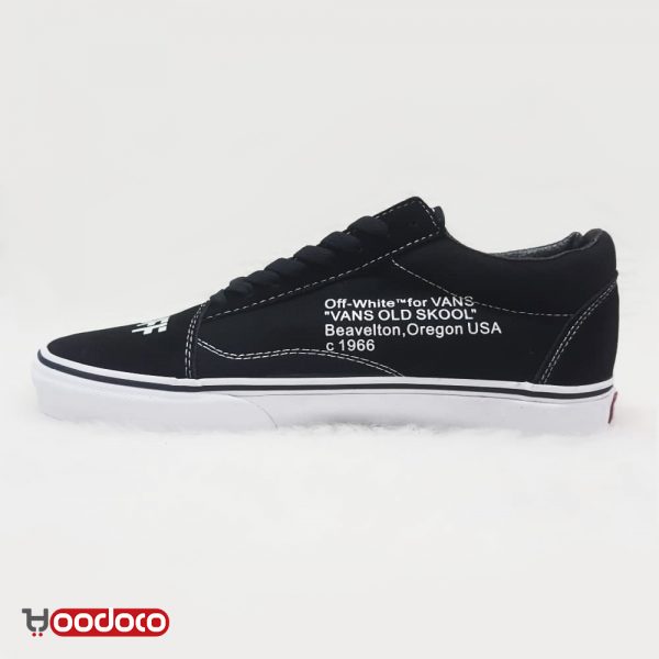 ونس اولد اسکول آف وایت مشکی Vans Old Skool Off white black