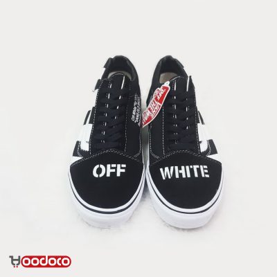 ونس اولد اسکول آف وایت مشکی Vans Old Skool Off white black