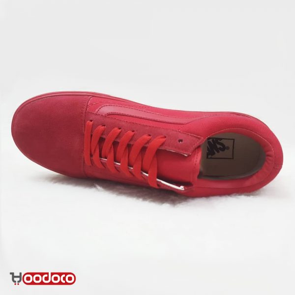 کفش ونس اولد اسکول تمام قرمز Vans Old Skool all red