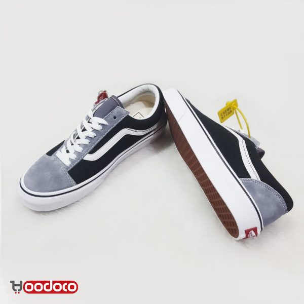 کفش ونس اولد اسکول طوسی مشکی Vans Old Skool gray black