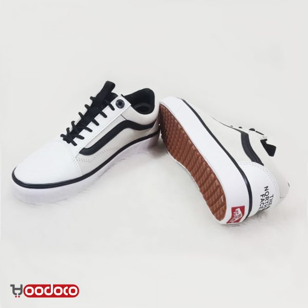 کفش ونس او لداسکول نورث فیس سفید Vans Old Skool the north face white