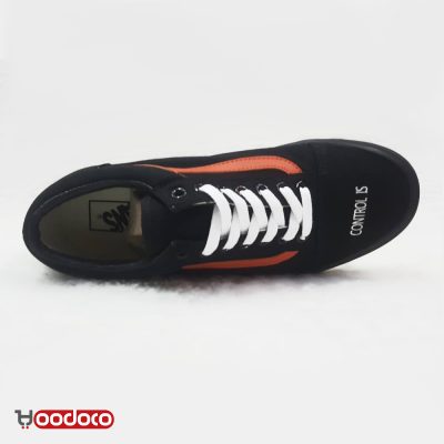 کفش ونس اولد اسکول مشکی نارنجی Vans Old Skool black orange