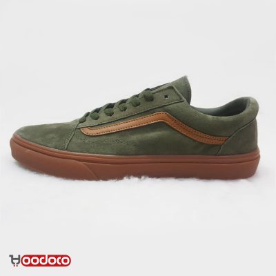 خرید و قیمت کتانی ونس اولد اسکول چرم سبز Vans Old Skool leather green