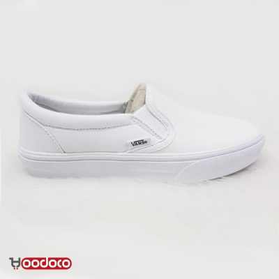 کفش ونس کالج سفید Vans slip on white