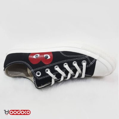 کانورس آل استار مشکی قلبی Converse All Star Black Heart