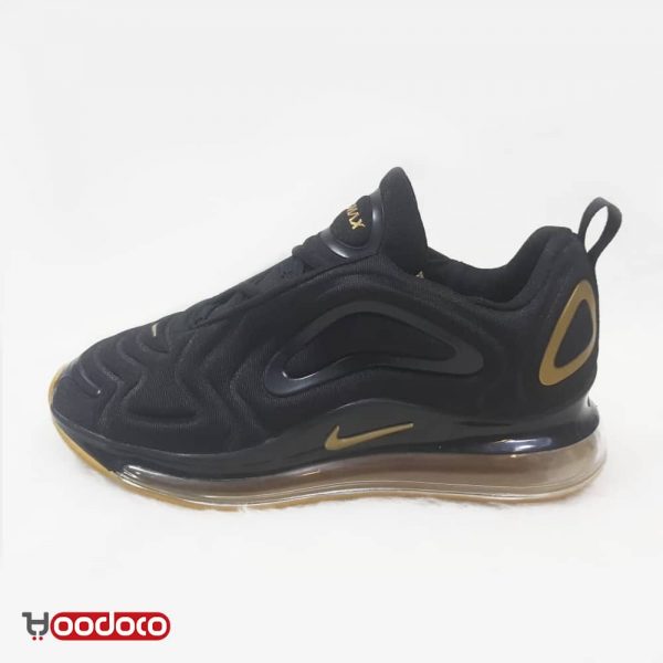 نایک ایرمکس 720 مشکی طلایی Nike airmax 720 black gold