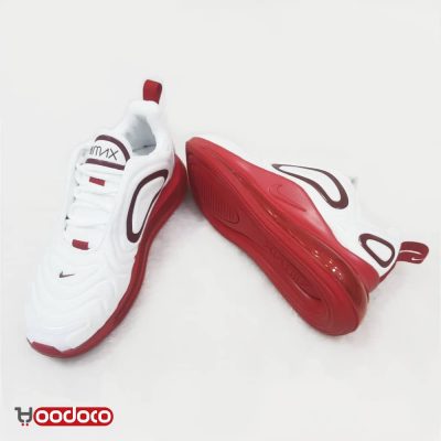 کفش نایک ایرمکس ۷۲۰ سفید قرمز Nike airmax 720 white red