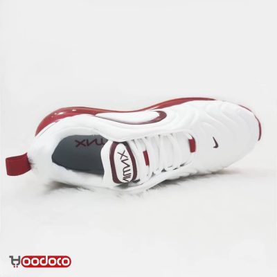 کفش نایک ایرمکس ۷۲۰ سفید قرمز Nike airmax 720 white red