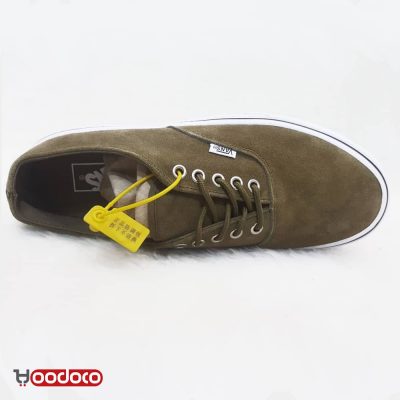 کفش ونس مخملی خردلی Vans authentic velvet mustard