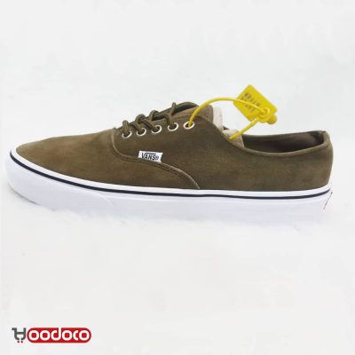 کفش ونس مخملی خردلی Vans authentic velvet mustard