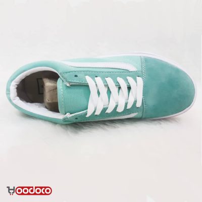 کفش ونس اولد اسکول سبز آبی Vans Old Skool green blue