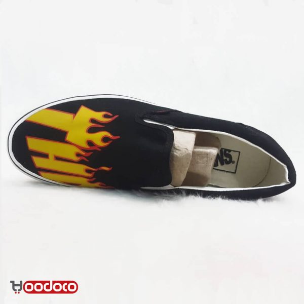 کفش ونس کالج تراشر مشکی Vans slip-on thrasher black