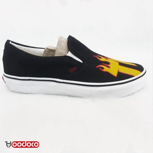 کفش ونس کالج تراشر مشکی Vans slip-on thrasher black