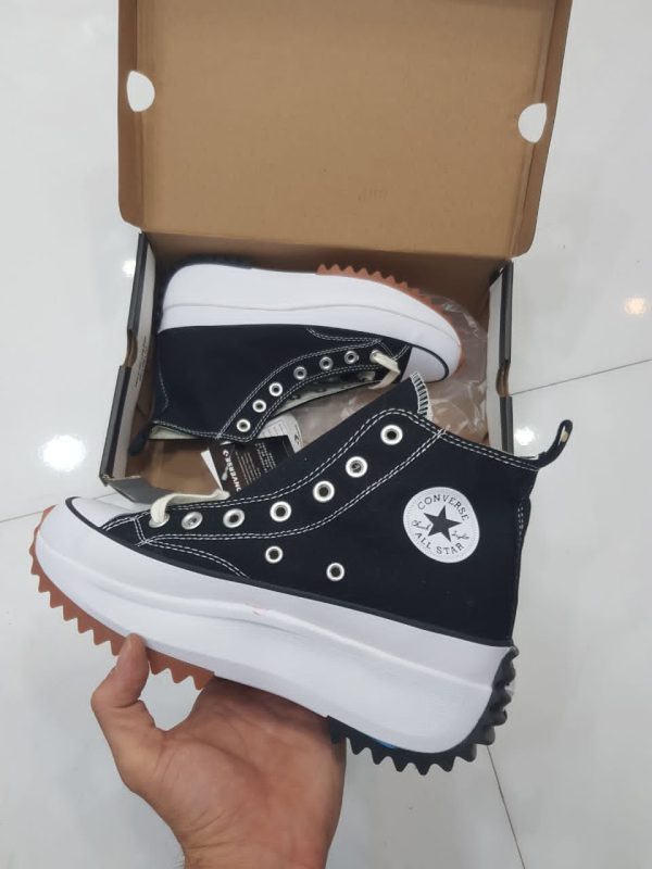 کتانی کانورس استارهایک مشکی Converse run star hike black