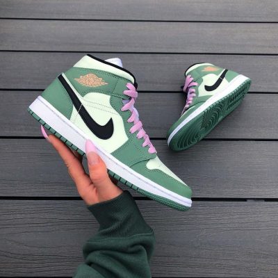 نایک جردن 1 سبز داچ Nike air jordan 1 dutch green