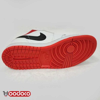 کتانی نایک ایر جردن ۱ بدون ساق قرمز لاکی Nike air Jordan 1 low lucky red