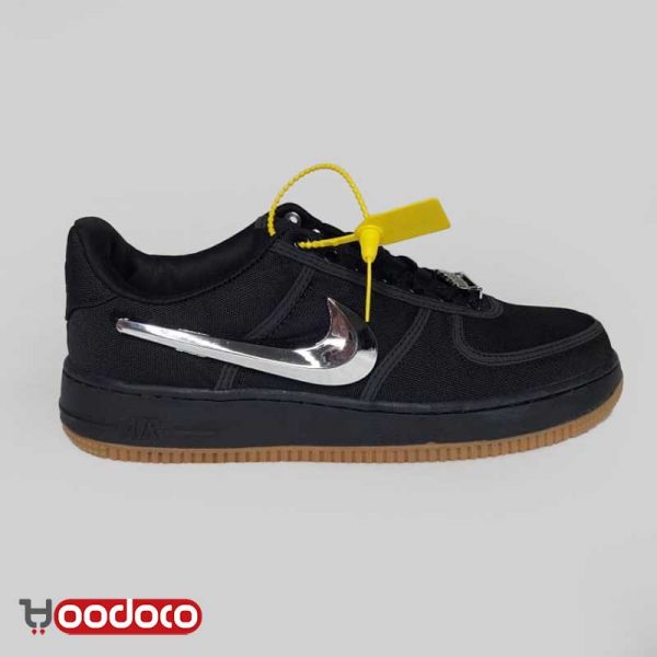 کتانی نایک ایر فورس ۱ تراویس اسکات مشکی "لویی ویتون " Nike air force 1 travis Scott "louis Vuitton" white