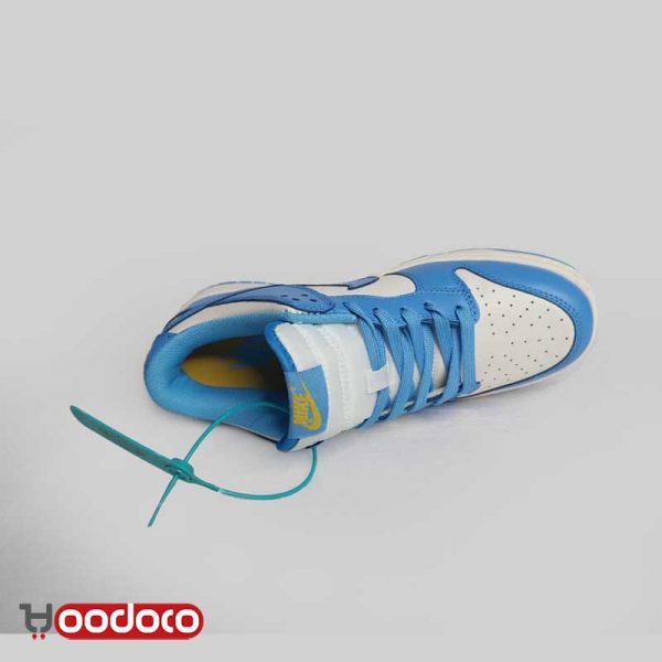 کتانی اس بی دانک بدون ساق آبی سفید Nike sb dunk low blue and white