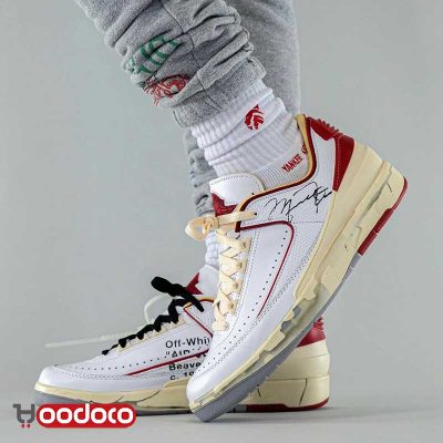 نایک ایر جردن آف وایت اسکای های Nike air jordan off-white sky high