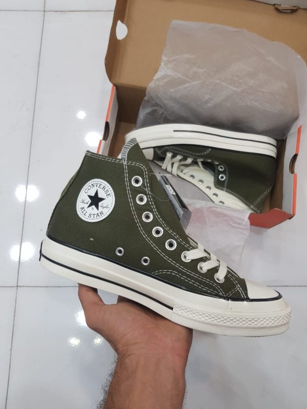 کتانی کانورس آل استار ۱۹۷۰ ساقدار سبز یشمی Converse all star 1970 high green