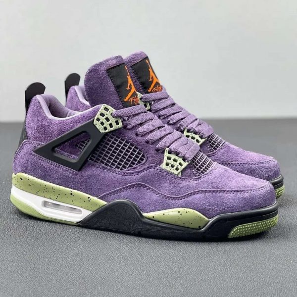 Nike air jordan 4 canyon purple نایک ایر جردن ۴ کانیون بنفش