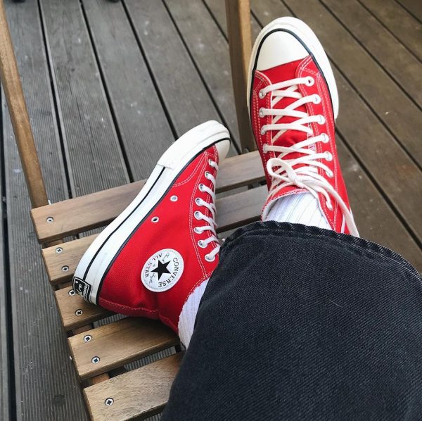 کتانی کانورس آل استار ۱۹۷۰ ساقدار قرمز Converse all star 1970 high red